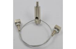 China Lighting Wire Rope Components Custom Two-Way Wire Rope Cable Gripper Suspension Kits supplier