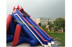 China giant blue and red colours water slide supplier