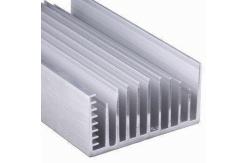 China Clear Anodized 6063-T5 Aluminum LED Heat Sink Extrusion Profiles With Tapping , Stamping supplier