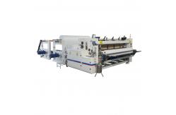 China 380V 3Phase Automatic Toilet Paper Roll Rewinding Machine For Sale supplier