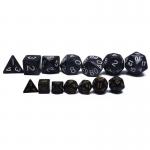 Candy color mini resin desktop game dice set for sale