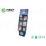 Good Printing Quality Customized Logo Printing Promotion Cardboard Floor Display Stand For Books for sale