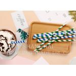 Food Grade Bleached Paper Spoon Straws Spoon Mouth 27 MM Long 10 MM Wide for sale