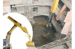 China Three Sections Digger Telescopic Arm BS900E Welding Dipper Arm On Excavator supplier