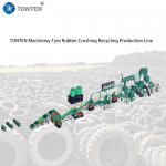 Used Rubber Scrap Tire Shredder Crushing Recycling Machine