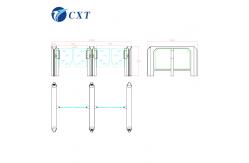 China Integrated Speed Gate Turnstile Anti Tailgating Anti Reverse Fingerprint 113 supplier