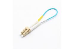 China LC Duplex PVC Single Mode Fiber Loopback Module Cable For Data Center supplier