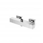 Safety Button Chrome Thermostatic Bath Faucet Antirust OEM Available for sale