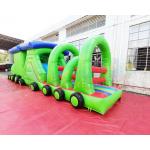 Train Bouncy Castle 13.2X4.7X3M Inflatable Obstacle Course for sale