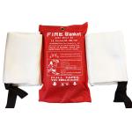 Silicone Coating BS EN 1869 Fire Blanket Fiberglass 1.2*1.2m for sale