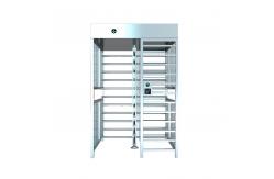 China Motorized Automatic Revolving Full Height Turnstile Gate Glass Security Turnstiles supplier