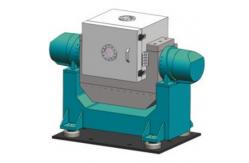China High Accuracy Position Two Axis Turntable With Temperature Chamber supplier
