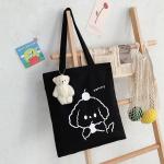 Eco Friendly Recyclable Cotton Shopping Totes For Girls for sale
