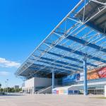 Sports Hall Gymnasium Design Steel Structure Basketball Court Construction for sale