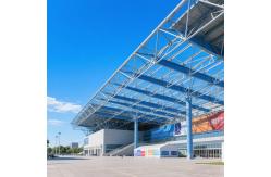 China Prefab Warehouse Building Steel Structure Painted Surface Treatment supplier