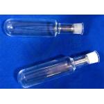 High Temperature Quartz Glass Reagent Bottle Pass UV Light Of 254 NM Wavelength for sale