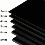 China 2-8mm Black Frosted Acrylic Sheet Custom Size for sale