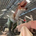 Theme Park  Realistic Animatronic Dinosaur T Rex With Movement / Sound Customization for sale