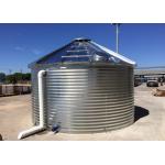 Galvanized 3m3 Metal Rainwater Collection Tanks 1500mm Height for sale
