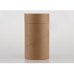 Formidable UV Coating / Varnish Cardboard / Kraft Paper Can For Tea / Gift for sale