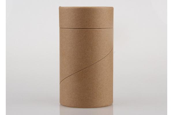 Formidable UV Coating / Varnish Cardboard / Kraft Paper Can For Tea / Gift