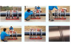China 4 Clamps Fusion Welding Machine For HDPE Pipe 63mm To 160mm supplier