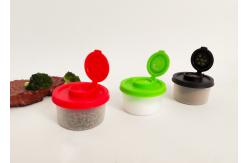 China Innovative Small Capacity Plastic Spice Jar with Flip Caps for Convenient Use supplier