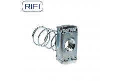 China Hot Dip Galvanized Stainless Steel Unistrut With Spring Nut And Coating supplier