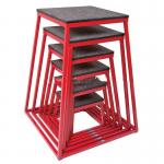 Jumping Training Crossfit Essential Equipment Anti Slip Steel Plyo Box for sale