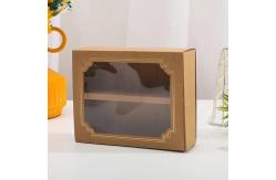 China Transparent Window Macaron Packaging Box White Cardboard Baking Biscuits Western Pastry Packaging Box supplier