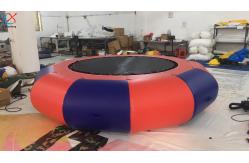 China Supplier Inflatable Water Games Inflatable Water Floating TrampolineWith Pump supplier