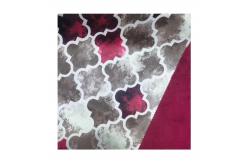 China Upholstery Digital Print Fabric Wrinkle Resistant With Knitted Technics supplier