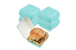 China Customized Burger Box Packaging made of Paperboard for Recyclable Fast Food supplier