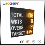 High Brightness LED Cricket Scoreboard , Sports Scoreboard For OEM / ODM Acceptable for sale