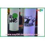 2m Party Advertsing Inflatable LED Column Pillar Inflatable Lighting Decoration