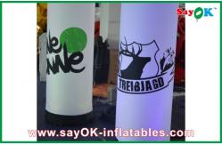 China 2m Party Advertsing Inflatable LED Column Pillar Inflatable Lighting Decoration supplier