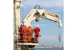 China 22m Electrical Hydraulic Ccs Small Knuckle Boom Crane Offshore supplier