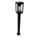 Pathway Solar Powered Bollard Lights with Black Finished Square Lamp Post for sale