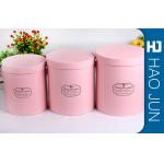 High Quality Black Cylinder Box Cardboard Flower Boxes with Customized Size