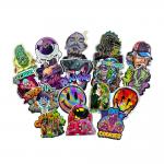 Holographic FDA Custom Die Cut Mylar Bags 120 Mico for sale