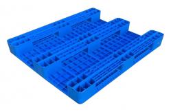 China Industrial Warehouse Hdpe Plastic Pallet Beam Rack Use Edge 4 WAY Auto Racking supplier