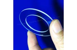 China High Light Transmittance Custom Round Quartz Flange Seal Transparent Sheet supplier