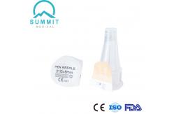China Gamma Sterilized Insulin Pen Needles with Thin Wall Technology 31G 8mm supplier