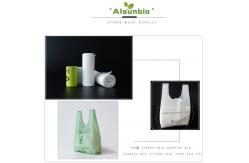 China Packaging As4736 Compostable Food Bags With Handles Pe Plastic Poly Material supplier