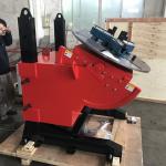 2T height adjustment welding positioner with 600mm 3 jaw chucks to Brisbane for sale
