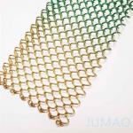 Gradation Art Stainless Steel Mesh Curtain Chain Coil Drapery For Fireplace for sale