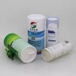Eco-Friendly OEM Cardboard Tube Cylinder Tube Packaging for Spices Pepper Soda Salt Sugar Lip Balm Tube Craft Packaging Carton for sale