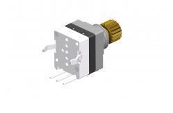 China Re8342m 8mm Incremental Rotary Encoder With 1.0mm Push Button supplier