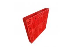 China PE Hygienic 1200x1200 Red Stackable Plastic Pallet 6000Kg For Warehouse supplier
