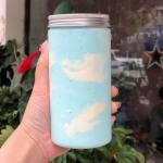 PET Plastic Beverage Bottles Clear Glass Bottles With Aluminium Screw Cap for sale